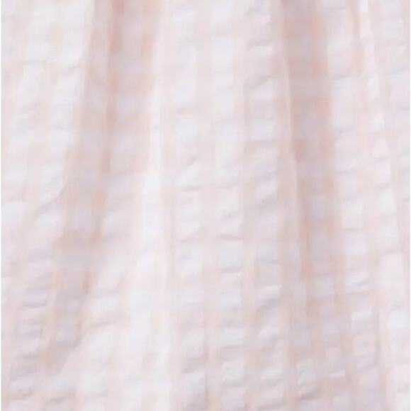 🆕 Janie and Jack NWT Pink Gingham Mia Smocked Romper. Size 8 - Picture 4 of 4